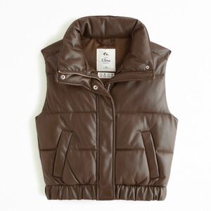 😍Abercrombie & Fitch Ultra Mini Puffer Vest